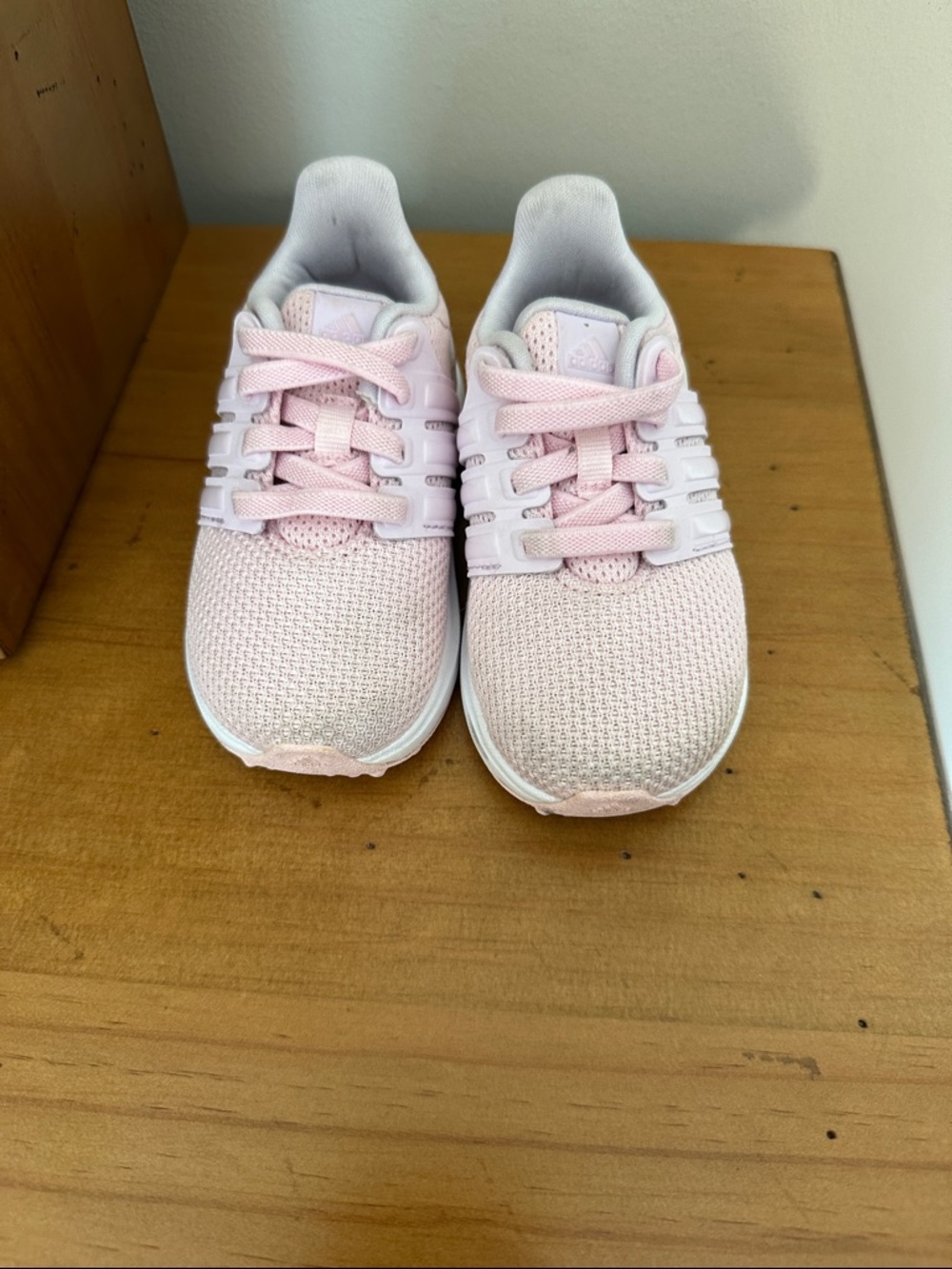 adidas Light Pink Kids' Knit Sneakers